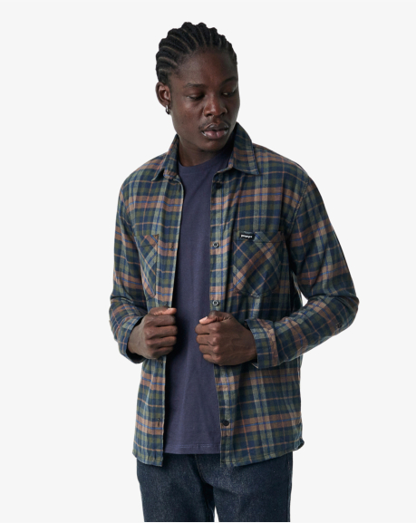 Camisa Flanela Bedrock All Gender - Xadrez Verde 