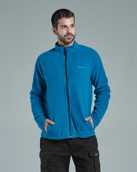 Jaqueta Fleece Masculina Kathmandu - Turquesa