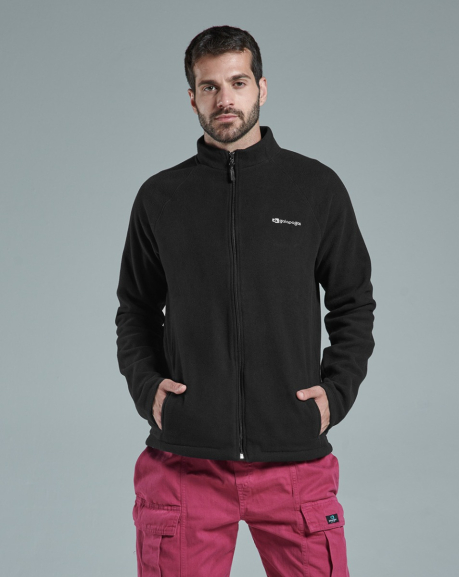 Jaqueta Fleece Masculina Kathmandu - Preta