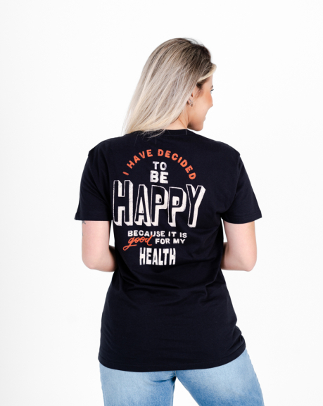 Camiseta All Gender Be Happy - Preta