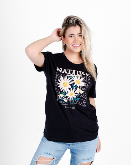 Camiseta All Gender Nature - Preta