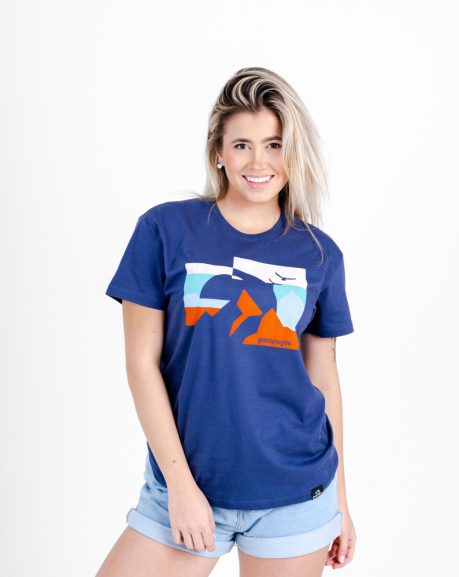 Camiseta All Gender Annapurna - Azul Marinho