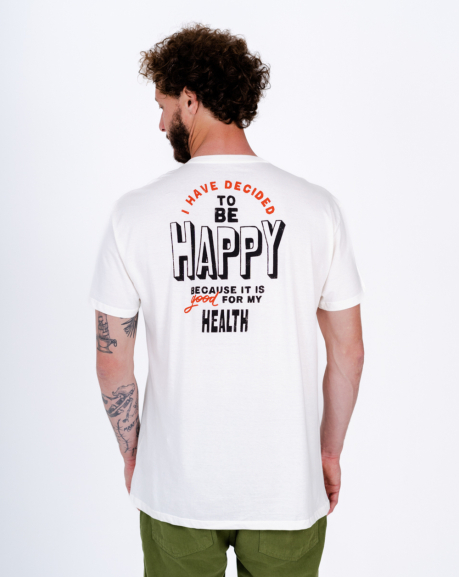 Camiseta All Gender Be Happy - Off White