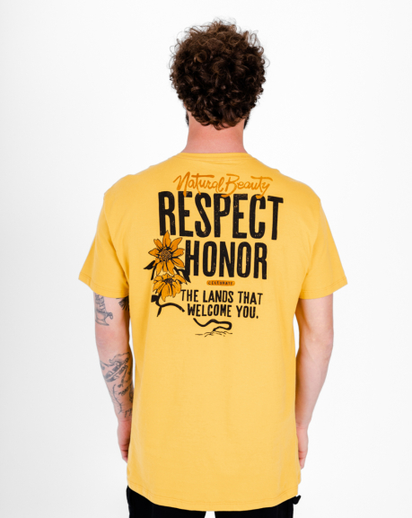 Camiseta All Gender Respect - Amarelo Mango